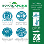 Botanic Choice CircuPlus 1500 - Heart Health & Circulation and Vein Support Supplement - Vitamin B1, Cayenne Pepper, Hawthorn, Ginkgo Biloba for Adults Men & Women (90 Capsules)