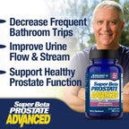 SUPER BETA PROSTATE Advanced Chewables - Prostate Support Supplement for Men's Health (60 Chews, 1-Bottle)