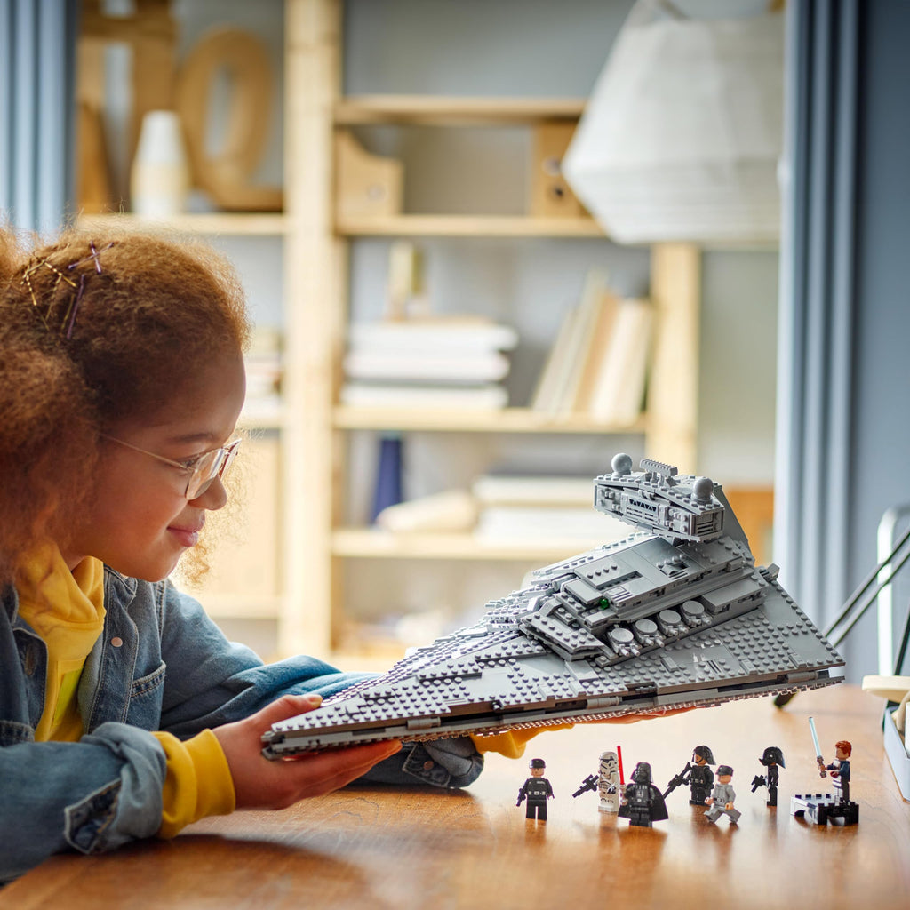 LEGO Star Wars Imperial Star Destroyer Building Toys Set - Build & Display for Boys & Girls, Ages 10+ - Gift for Birthdays - Star Wars Darth Vader & 6 Minifigure Toys - 75394