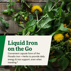 Floradix Iron + Herbs - Iron Supplement for Healthy Energy Support* - Supports Red Blood Cell Formation - Vegan, Non-GMO, Gluten-Free, Soy-Free - 60 Liquid Phyto-Caps