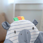 Ingenuity Smooth Strides Activity Baby Walker - Chambray, Developmental Walker, 3 Adjustable Heights, Toys Included, 6M-12M