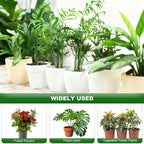 15pack Adjustable Plant Support Pole Stackable Indoor/Outdoor Support Pole with Clamps, Suitable for Supporting Monstera and Climbing Plants, Garden Accessories, Perfect Replacement for Plant Stakes
