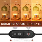 Merrtody Flower Candle Warmer Lamp with Timer & Dimmer