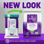 Theraworx Protect 60-Count Cleansing Wipes To Help Support A Healthy Urinary System