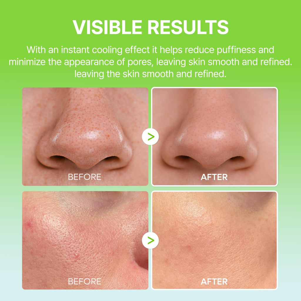 Dr.Melaxin Cactox Pore Relief Multi Balm Stick – Cooling & De-Puffing, Pore Tightening, Reduces Puffy Skin & Enlarged Pores, Instant Cooling Skin care Balm
