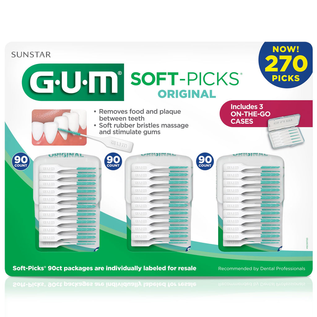 GUM Soft-Picks Original Interdental Picks, 270 Count