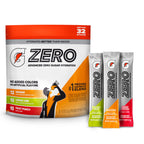 Gatorade Zero Sugar Powder, 3 Flavor Variety Pack, (32 Servings)