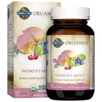 Garden of Life Organics Organic Multivitamin for Women - Womens Multi with Vitamin C, D, Folate, B6, B12, Biotin, Iron, Vegan Whole Food Vitamins for Women, Energy, Skin, Nails, 60 Tablets