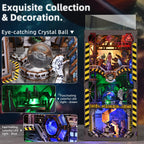 TOYQI DIY Book Nook Kit, Miniature House Dollhouse Kit for Adult and Teens, Book Nook Kits for Adults, Booknook Bookend Alley Model Build with Dust Cover