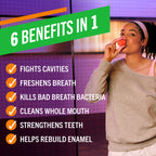 TheraBreath Complete Mouthwash, 6-in-1 Benefits, Alcohol-Free, Revitalizing Mint (2 Pack)