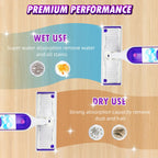 24 Count Disposable Power Mop™ Refills Compatible with Swiffer® Power Mop™, Powermop™ Pads for Multi-Surface Refills Pads for Floor Cleaning, Unscented
