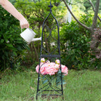GOOOXIM Metal Obelisk Trellis - 38.3"" Climbing Support for Vines & Roses