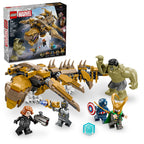 LEGO Marvel The Avengers vs. The Leviathan Superhero Toy, Building Set for Kids with Hulk Action Figure Plus 4 Marvel Minifigures, Avengers Birthday Gift for Boys and Girls Ages 7 and Up, 76290