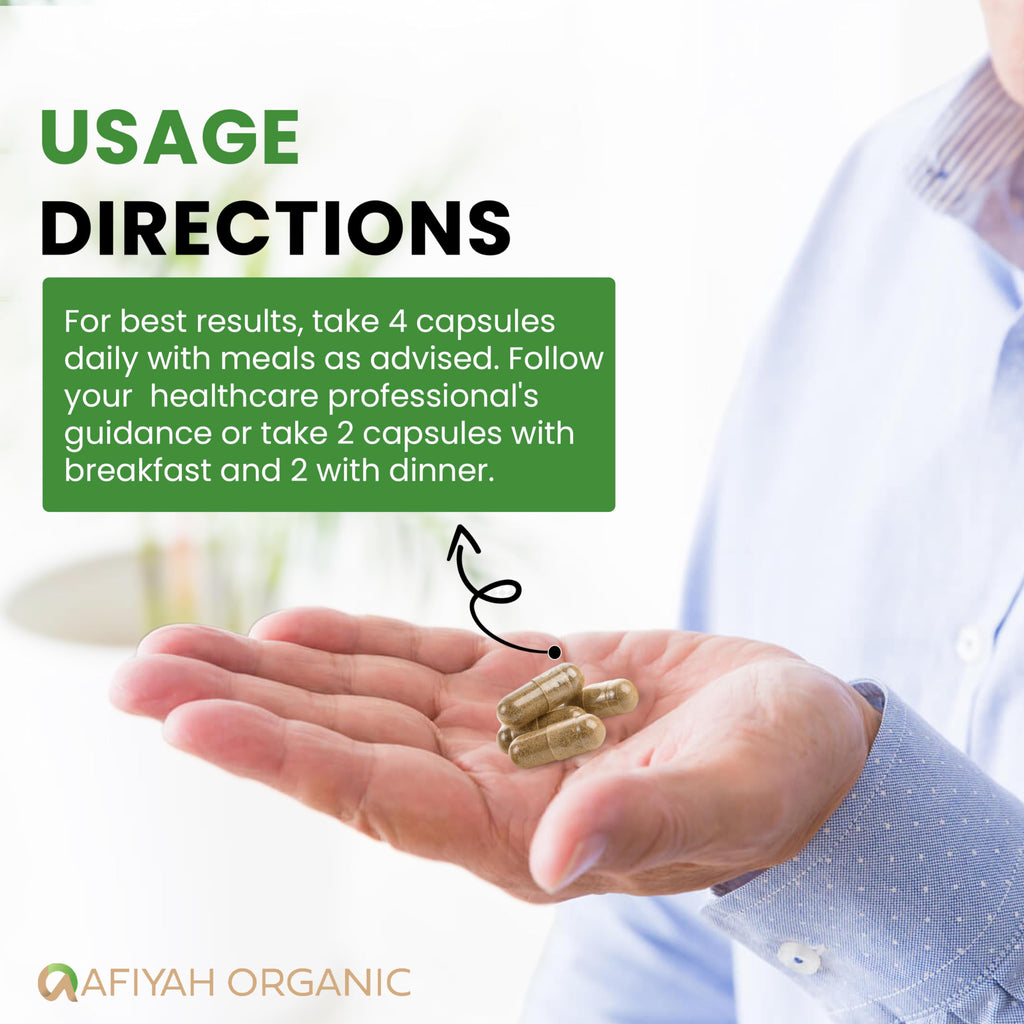 Afiyah Organic - Premium Quality Costus Igneus (Insulin Plant) Capsules - Easy to Swallow 240 Veggie Capsules (2 Month Supply) - Made in the USA - Including Complete Health Support Program