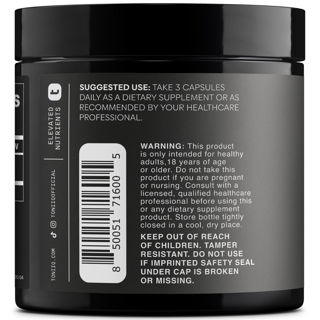 40,000mg Pure Black Maca Root Extract - Ultra Concentrated 20:1 Single Origin Wildcrafted Third-Party Tested Black Maca Powder Capsules for Men & Women - Peruvian Black Macca Root Powder -120 Veg Caps