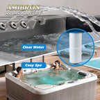 AMIBRON 5CH-352 Replaces Marquis Spa Filter, Compatible With PPM35SC-F2M,FC-0196, Marquis 35, Marquis Spa 20042, 20092, 70-0240, 370-0242, 370-0243, 2" Male Fine Thread 35 sq.ft. Hot Tub Filter 2 Pack