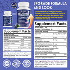 NEVISS Melatonin 50 mg for Adults - Extra Strength 9-in-1 Fast Dissolve Sublingual - High Dose with Magnesium Glycinate, Vitamin D3, Ashwagandha, Lemon Balm, Chamomile, Sugar Free,Vegan 120 Tablets