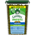 Greenies Feline Smartbites Healthy Indoor Cat Treats, Tuna, 16 oz