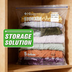3 Gallon Extra Large Zippered Plastic Bags for Storage, 16'' x 18'', Clear Storage Bags for Clothes, Extra Thick 30 pack