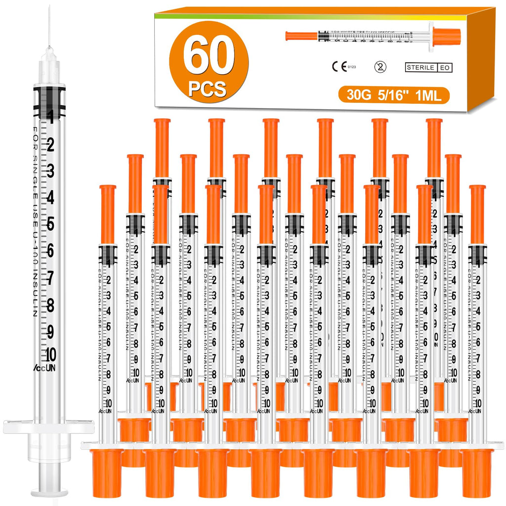 TENKAIWICK 1ml 30G 5/16IN Jeringa, Individually Wrapped, Box of 60