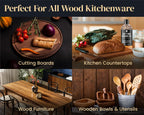 Mevell Food Grade Mineral Oil for Wood Cutting Board - 16oz, Food Safe USP Certified Cutting Board Oil & Butcher Block Conditioner for Bamboo Boards, Marble, Soapstone, Stainless Steel, Made in USA