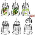 6 Pack Garden Cloches for Plants, Sturdy Chicken Wire Cloches Plant Cover