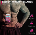 Creatine Monohydrate 8000mg Gummies with BCAA, L-Carnitine, Taurine & Vitamin B12 - Pre Workout Supplement for Muscle Growth, Strength & Energy, Multi-Flavor Chewable Gummies, 180 Count for Men Women