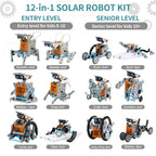 Lucky Doug Solar Power Kits Toys for Boys Ages 8-13, STEM Robot Kit Toys Gifts for Kids 8 9 10 11 12 13 Years, Educational Building Science Experiment Set Birthday for Kids Boys Girls
