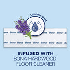 Bona® Disposable Wet Cleaning Pads for Hardwood Floors,Lavender Scent,(Pack of 6)