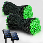 Selarlyt 2 Pack Solar Christmas Lights Outdoor, 72FT 200 LED Solar String Lights with 8 Lighting Modes, IP65 Waterproof Solar Lights Outdoor for Xmas Garden Party Tree Decor
