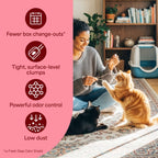 Fresh Step Advanced Ever Fresh Multi Cat Clumping Cat Litter, Unscented, Low Dust, Odor Control with Ammonia Block Tech, Compatible in Automatic Litter Boxes, 32 lb. (2 x 16 lb.)