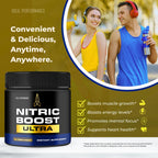 Nitric Boost Ultra Purple Powder, Nitric Boost Ultra for Men Official Formula to Support Energy Levels - Maximum Strength, Nitric Booster Ultra BCAA, NitricBoost Ultra Powder Support Reviews (2 Pack)