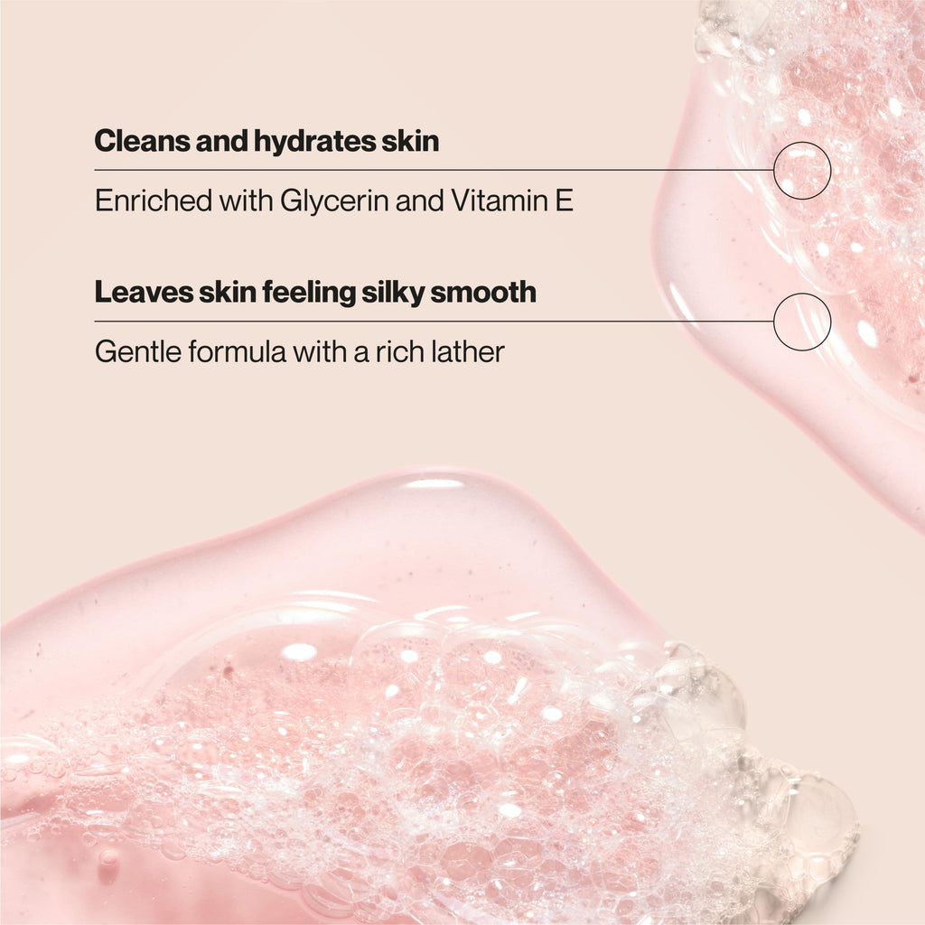 Suave Moisturizing Body Wash, with Wild Cherry Blossom and Vitamin E Extract, No Parabens, No Phtahaltes, 18 Oz Pack of 6