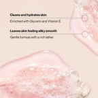 Suave Moisturizing Body Wash, with Wild Cherry Blossom and Vitamin E Extract, No Parabens, No Phtahaltes, 18 Oz Pack of 6