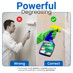 TSPE Cleaner Spray – 500ml Eco-Friendly No-Rinse Degreaser for Walls, Wood, Cabinets & Paint Prep – Phosphate-Free TSP Alternative – Biodegradable, Septic Safe, Non-Toxic Cleaning Solution