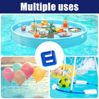 DECOHS 2 Pack 200g Pool Float Anchor Replacement Set, Pool Fountain Float Weight with String, Pools Weight Floating Anchor for Lake Floats Fountains Swimming Areas