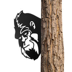 Dekorbay 17.5x11.4 IN Sasquatch Peek Metal Sign Bigfoot Yard Decor