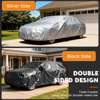 Keten Tarps Heavy Duty Waterproof 12x20 Feet, Extra Thick 16 Mil (Silver)