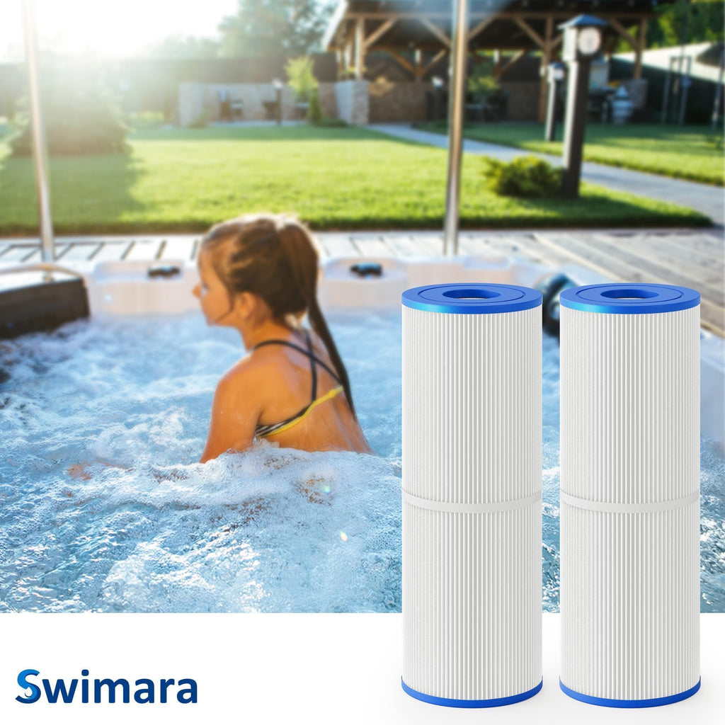 Swimara 2-Pack PRB25-IN, C-4326, FC-2375 Replacement Spa Filter, Compatible with Jacuzzi J-200 & Pentair Hot Tub Filter, 25 Sq.Ft., Pro Series