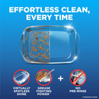 Finish Power Dishwasher Pods, Dish Detergent, Fresh Scent, 43ct