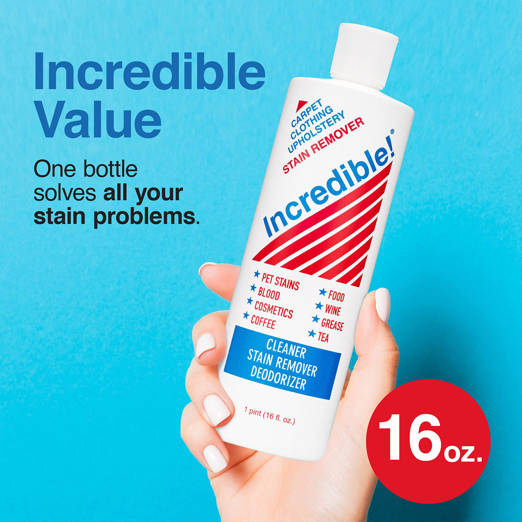 INCREDIBLE! Stain Remover | Commercial Pack for New & Old Stains