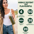 OPTIVIDA Fruits & Veggie Mix Super Greens Powder Packets (30 Days)- 50+ Superfood Green Juice Powder & Greens Supplements W/Probiotic, Antioxident, Digestive Enzymes & Adaptagen Blends for Gut Health