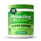 Amazing Grass Super Greens Powder, Organic, Greens Superfood Powder, Smoothie Supplements, Supports Digestion, Probiotics, Spirulina, Beet Root, Original, 30 Servings, 8.5 Ounce (Packaging May Vary)