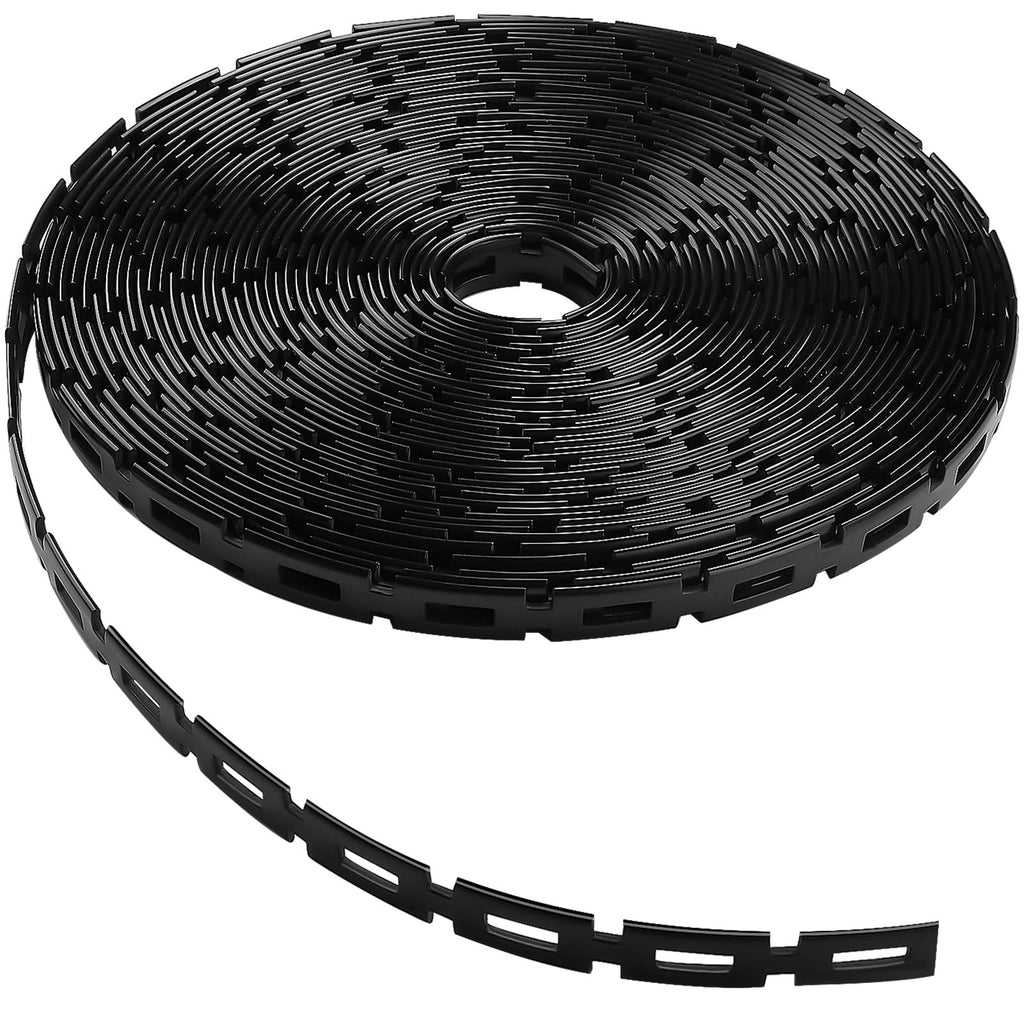 50 FT Chain Lock Tree Ties, 0.5Inch Outdoor Plant Strap for Staking