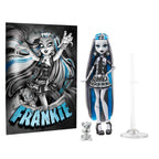 Monster High Reel Drama Doll, Lagoona Blue in Black and White, Collectible Reproduction with Doll-Size and Life-Size Posters, Horror Flick Theme