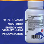 Hallusa Natural Hallprost Ultra + Bonus Hallvigor, 120 Capsules | Prostate Health Supplements | Saw Palmetto, Lycopene, Pygeum, Pumpkin Seed, Zinc, Vitamin E, Magnesium, Korean Ginseng, Damiana