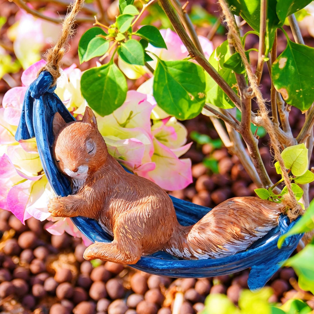 LC LCdecohome Squirrel Garden Décor Hanging Statue 7.75 * 3.75 * 3.25 Inch