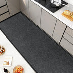 4' x 8' High Traffic Guard Doormat with Rubber Backing(Charcoal Grey)