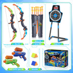 SpringFlower Bow and Arrow Toys, 2 Pack LED Light Up Archery Set for Kids