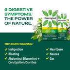 Iberogast Liquid Drops, Herbal Relief of Stomach Upsets: Occasional Indigestion, Bloating, Gas, Nausea, Upset Stomach; Gluten Free; 6-Herb Blend with Iberis Amara, Peppermint, Licorice; 50mL